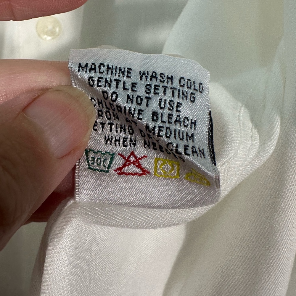Bugatchi Men’s White Shirt Size Large EUC - Picture 4 of 8